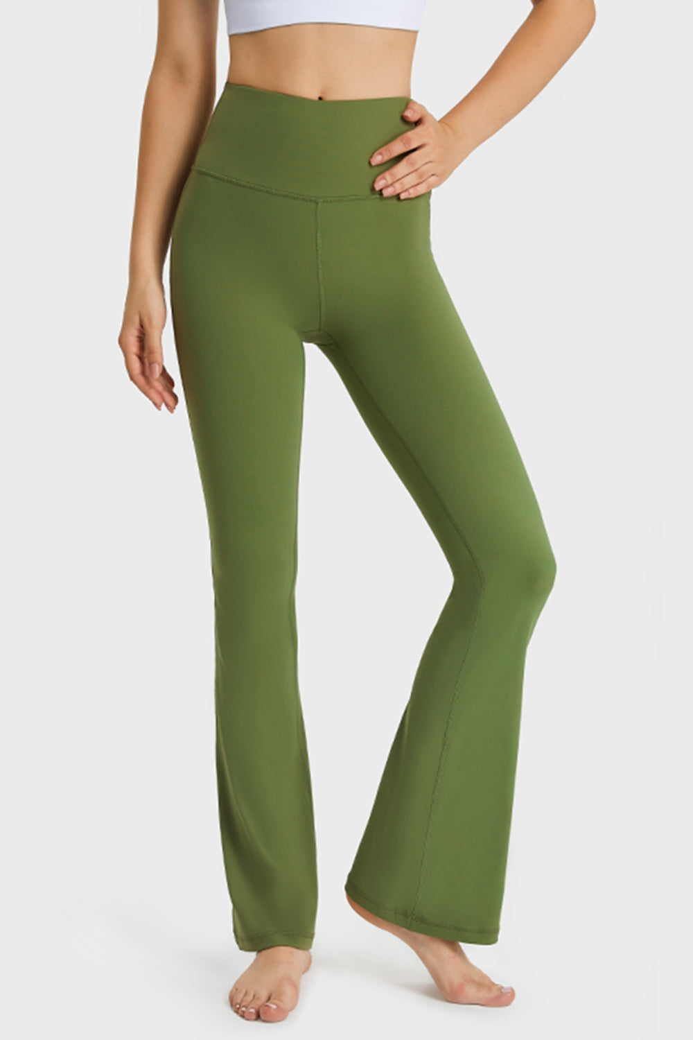 Stretch Waist Flare Yoga Pants